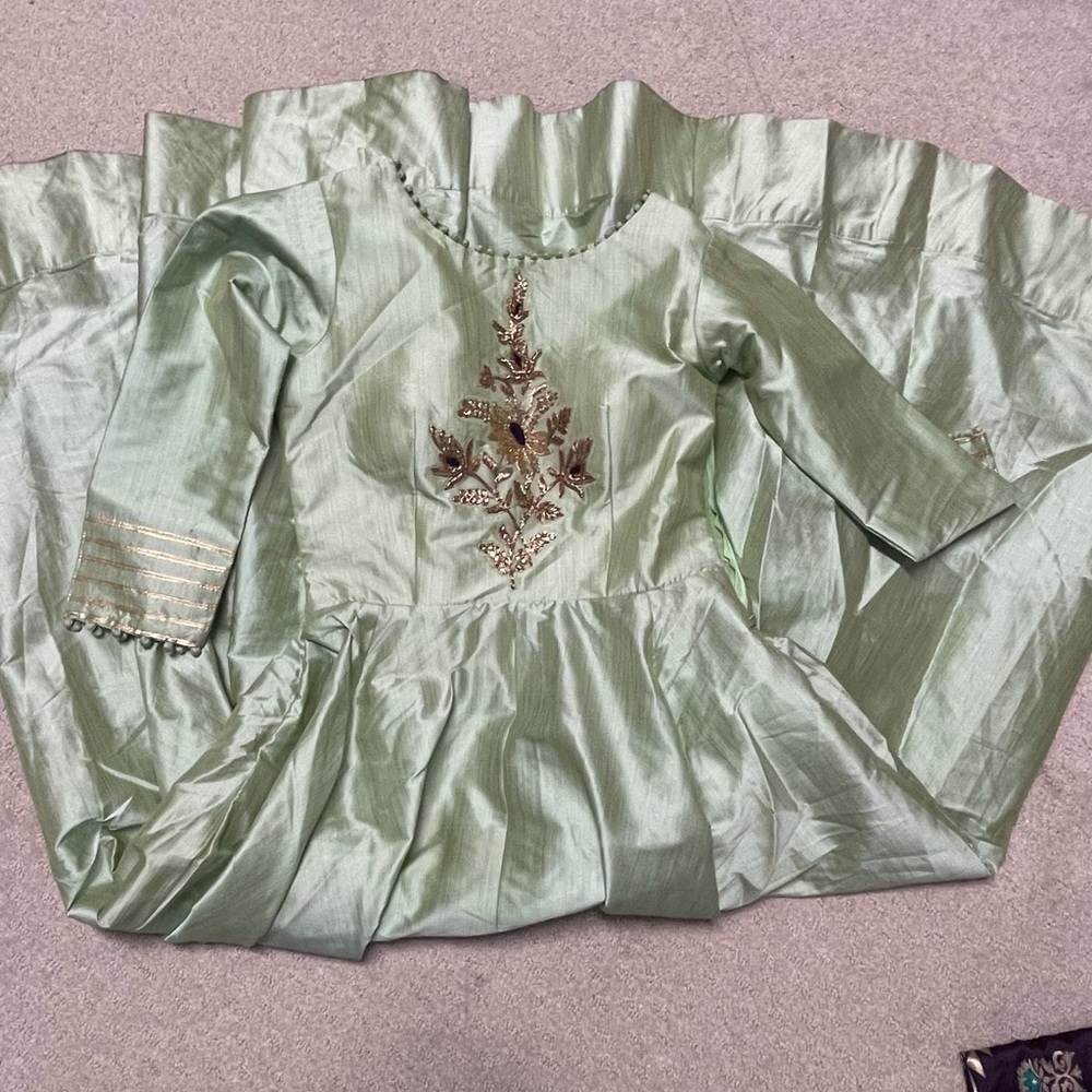 Silk Gown Party Wear